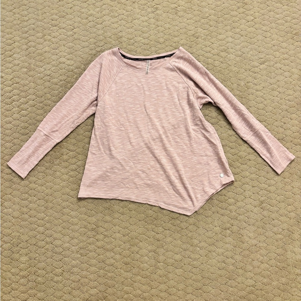 Calvin Klein Women's Long Sleeve Tee - Light Pink